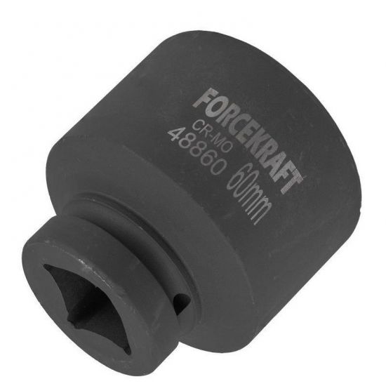 Торцевая ударная головка 60 мм, 1", 12-гранная FORCEKRAFT FK-48860