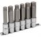 Set de capete-biti multifuncționale Spline-Torx pe șină (6 buc.; 1/2") Forsage F-40918L