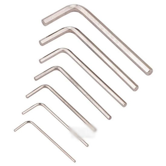 Set chei hexagonale în formă de L Forsage F-5107-sh, 7 piese