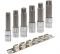 Set de capete-biti multifuncționale Spline-Torx pe șină (6 buc.; 1/2") Forsage F-40918L