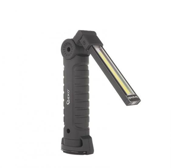 Аккумуляторный фонарь для мастерской COB 1200 mAh, 5 режимов GEKO G15114