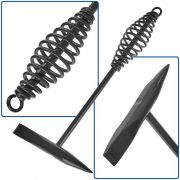 Сварочный молоток для отбивки шлака 300 г с пружинной рукояткой GEKO G72237