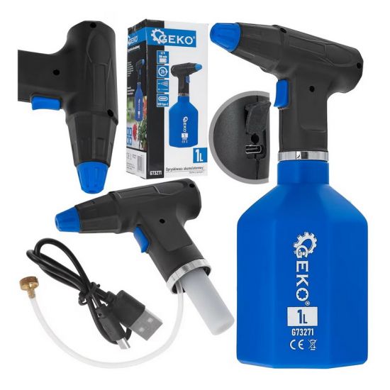 Pulverizator electric 1 L, wireless, USB-C GEKO G73271
