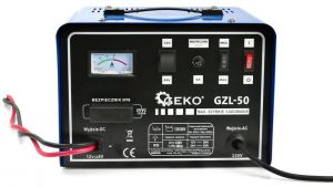 Redresor cu funcție de pornire GEKO CB50 12/24 V (20–380 Ah) G80015