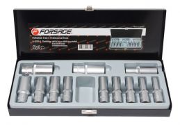 1/2" Set de capete adânci 12 buc.