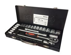 Набор инструментов Partner PA-4024, 24 предмета, 1/2" (6-гранный) Набор инструментов Partner PA-4024, 24 предмета, 1/2" (6-гранный)