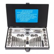 Набор метчиков и плашек (метрич.) 40 пр. M040-1 Набор метчиков и плашек (метрич.) 40 пр. M040-1