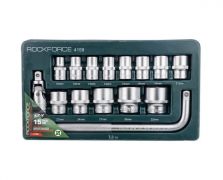 Набор торцевых головок Rockforce RF-4159 (15 предметов)