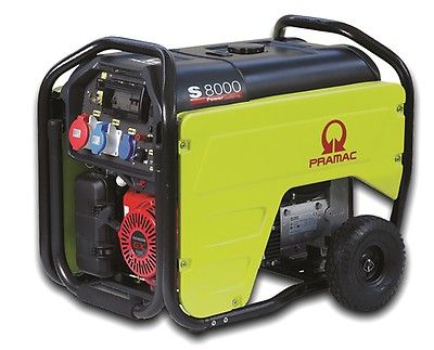 Generator portabil cu benzina trifazat Pramac S8000 400V 50HZ CONN Generator portabil cu benzina trifazat Pramac S8000 400V 50HZ CONN