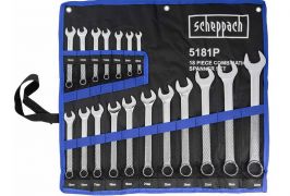 Set chei combinate Scheppach Sch-5181P, 18 piese (8–32 mm)
