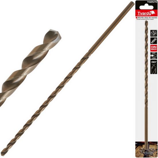 Burghiu pentru metal lung TVARDY T02570 HSS DIN1869 7.0×290 mm