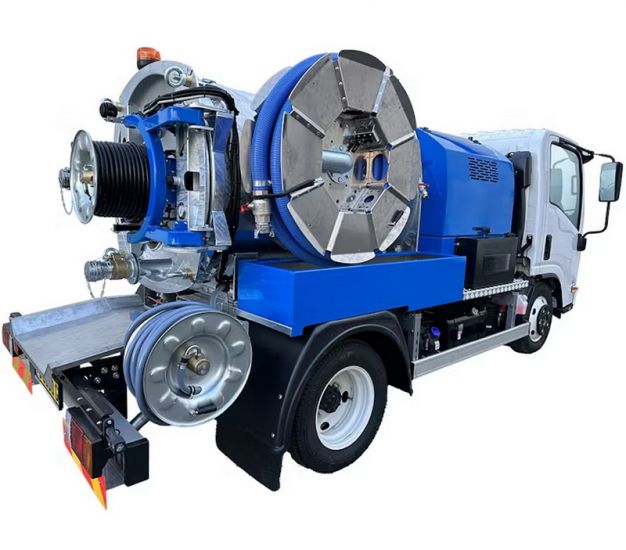 Instalația combinată UniCom Standard pentru curățarea profesională a sistemelor de canalizare