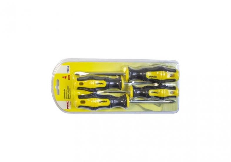 Set de șurubelnițe WMC TOOLS WMC-7004A, 4 piese Set de șurubelnițe WMC TOOLS WMC-7004A, 4 piese
